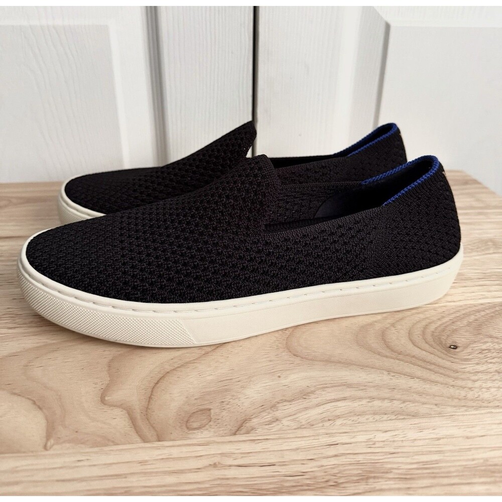 Rothy's Women's the Original Slip-On Sneakers Black Size 8